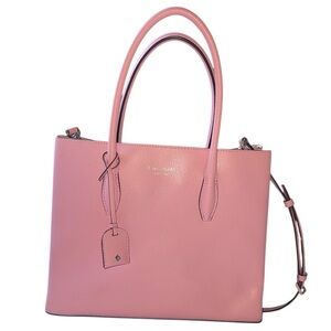 Kate Spade Eva Ditsy Pink Floral Satchel Crossbody Bag Gently Used